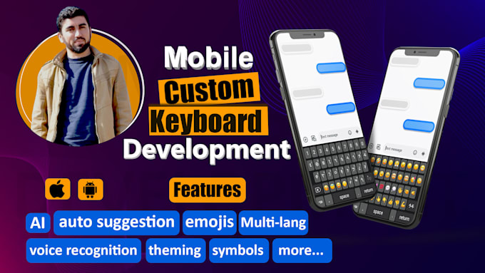 Gig Preview - Develop ios, android keyboard, emoji, ai chatgpt app