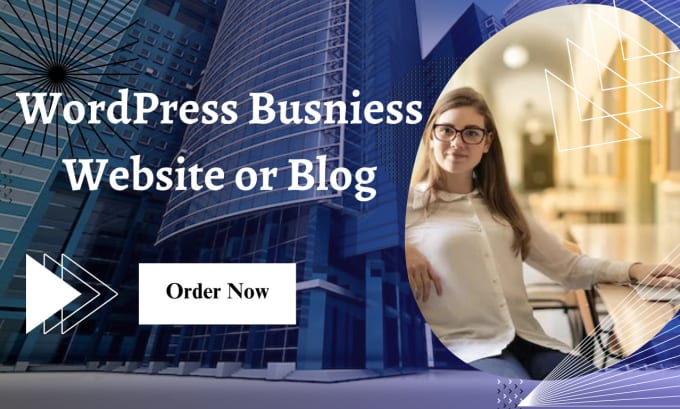 Gig Preview - Create wordpress business website, portfolio website, blogs