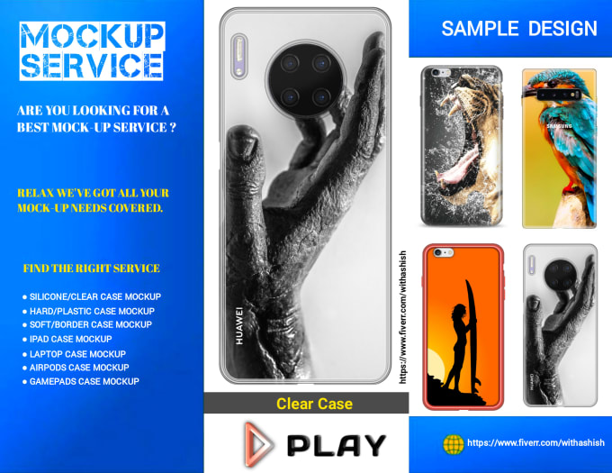 Gig Preview - Make phone case mockup ipad mockup airpods mockup