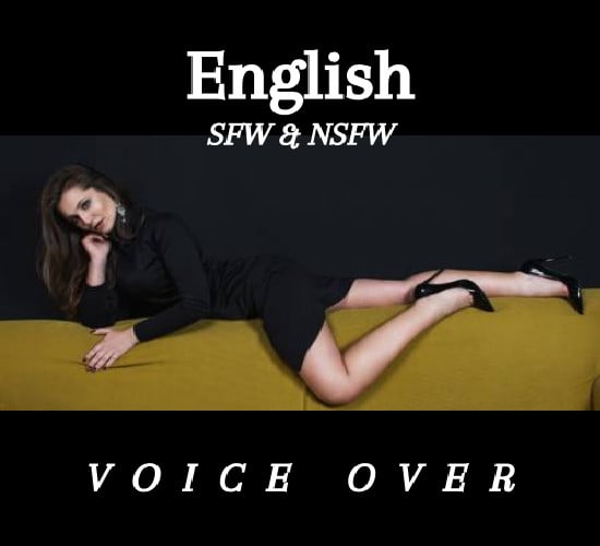 Gig Preview - Become your english sfw and nsfw female voice over