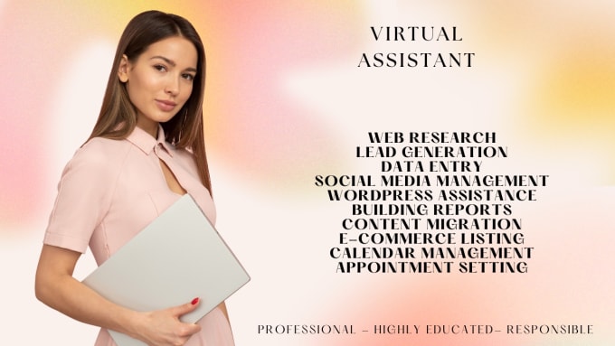 Gig Preview - Be your professional virtual assistant