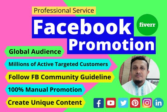 Gig Preview - Do organic facebook promotion for your business