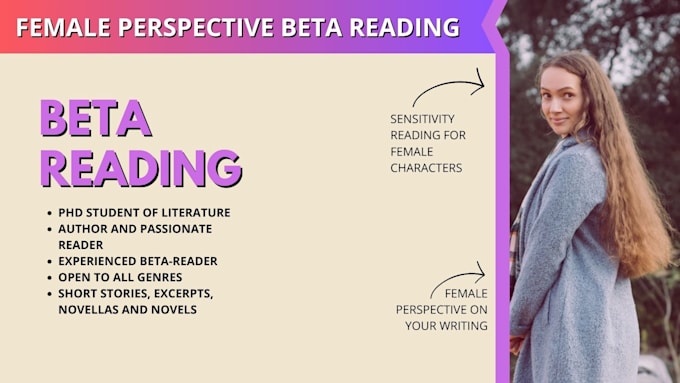 Bestseller - be your female perspective beta reader