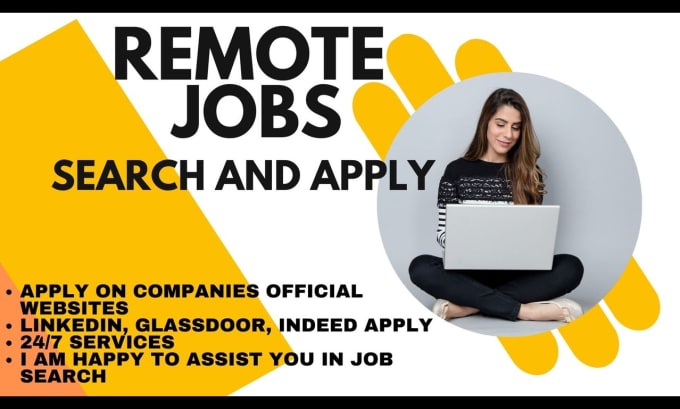 Gig Preview - Search and apply up to 200 remote jobs for you