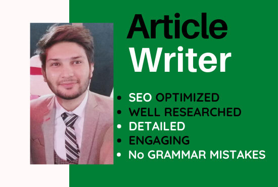 Gig Preview - Write SEO friendly blog posts