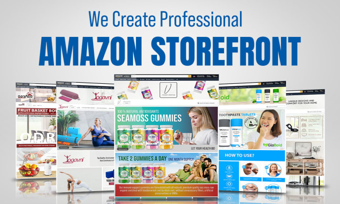 Gig Preview - Design a luxury amazon storefront or amazon brand store