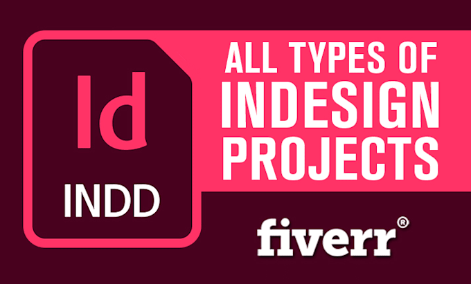 Gig Preview - Do all type of indesign projects