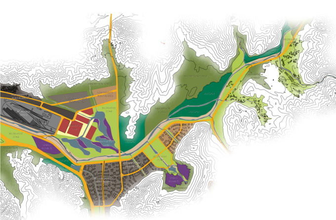 Gig Preview - Create a large scale landscape design for your property