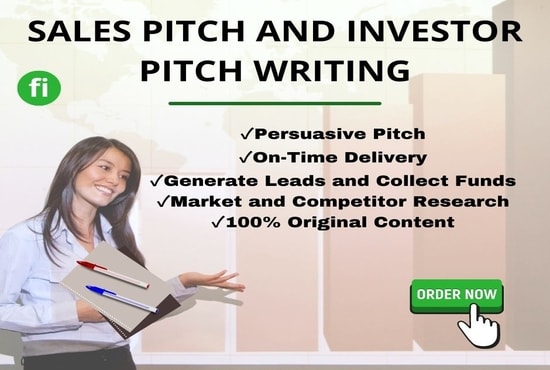 Gig Preview - Write a compelling business sales pitch and investor pitch