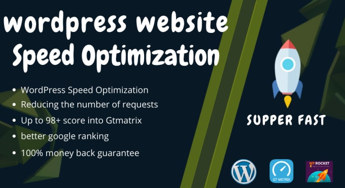 Gig Preview - Speed up and optimize your wordpress website in 3 hours