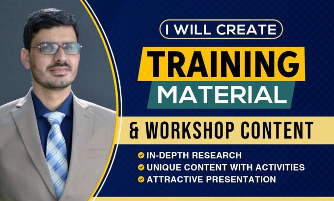 Bestseller - create training material and workshop content