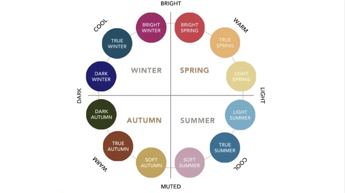 Bestseller - create a personal color palette with your best colors, seasonal analysis