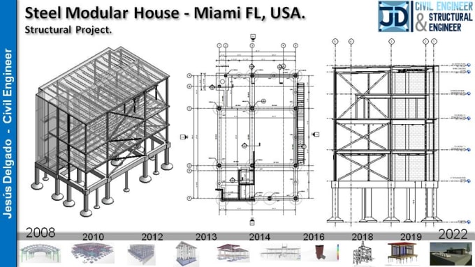 Gig Preview - Design civil and structural engineering projects in wood, steel, concrete