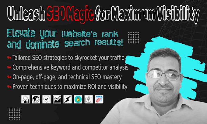 Gig Preview - Execute SEO magic to boost your websites visibility