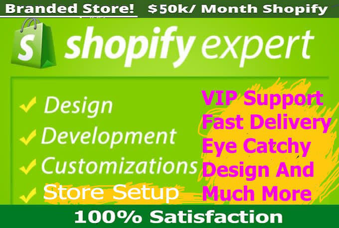 Gig Preview - Create a passive income shopify dropshipping store or 30k shopify website