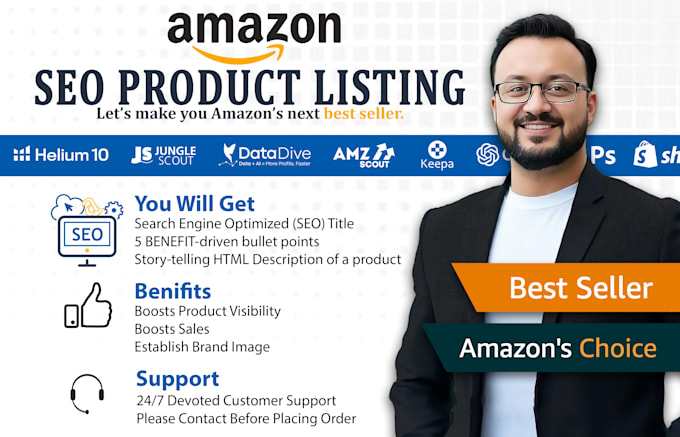 Bestseller - boost your amazon sales with strategic SEO copywriting and listing optimization