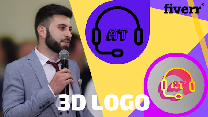 Gig Preview - Make your vector logo to 3d model