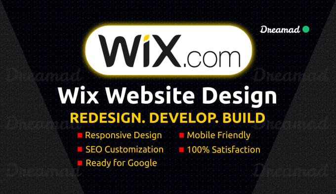 Gig Preview - Build SEO friendly business wix website