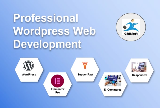 Gig Preview - Create complete responsive and super fast website using wordpress and elementor