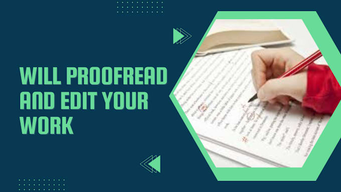 Gig Preview - Proofread and edit your work