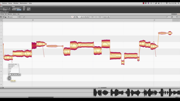 Gig Preview - Tune and pitch correct your vocals manually