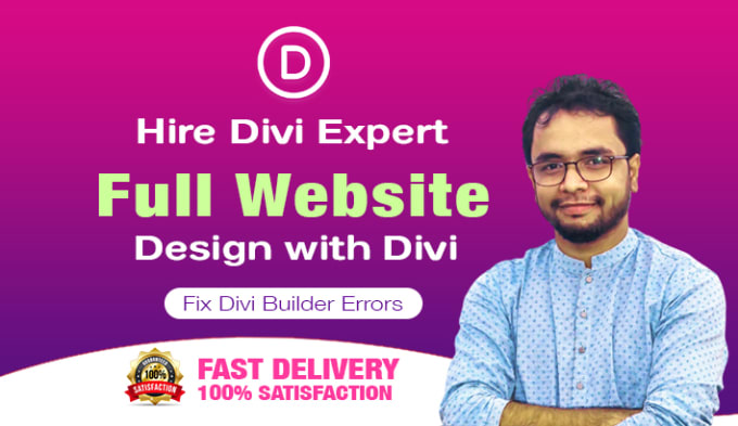 Gig Preview - Create business or ecommerce wordpress website by divi theme