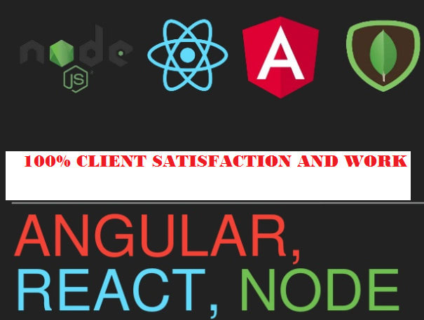 Gig Preview - Develop app using react node vue and angular js