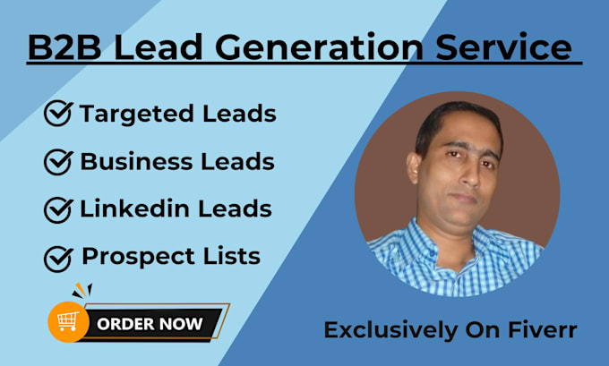 Gig Preview - Do genuine b2b lead generation for your business