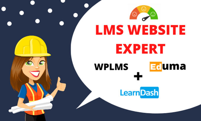 Gig Preview - Build elearning online course website using wplms theme, eduma or learndash