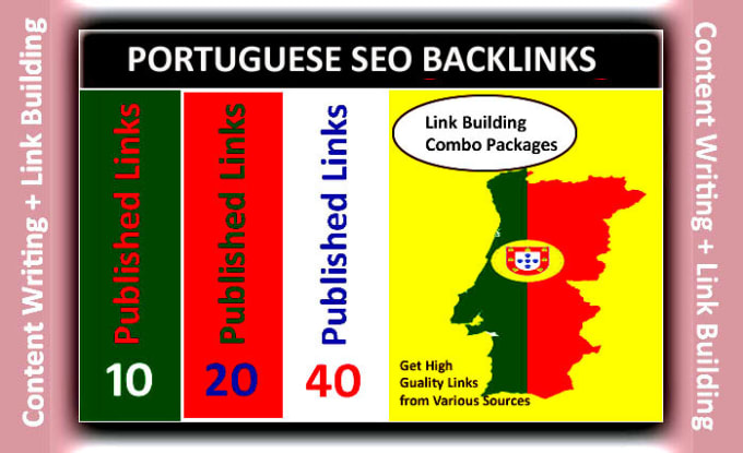 Gig Preview - Build portuguese press release links and combo links