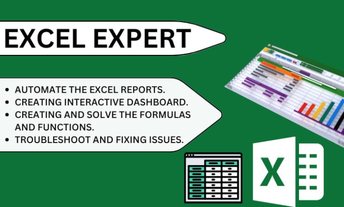 Gig Preview - Be your excel expert and create your professional excel report and dashboard