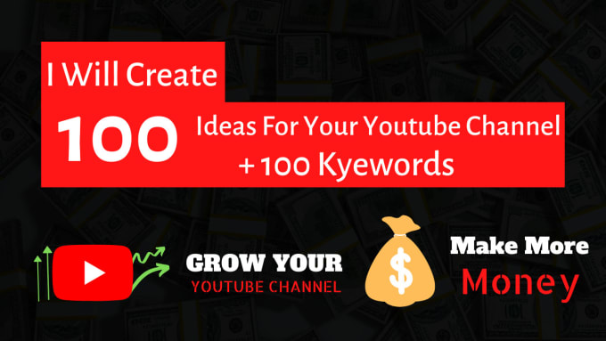 Gig Preview - Get killer youtube content ideas and research for your channel planning