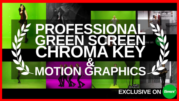 Gig Preview - Professional green screen chroma key, rotoscoping and vfx