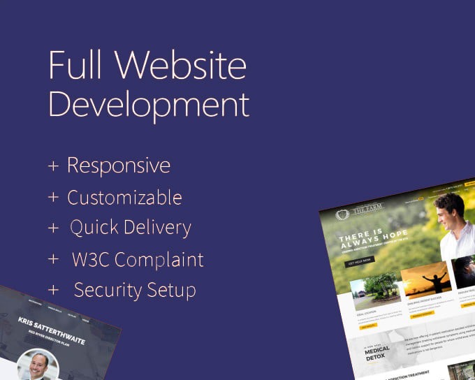 Gig Preview - Complete website development with themeforest envato wordpress theme