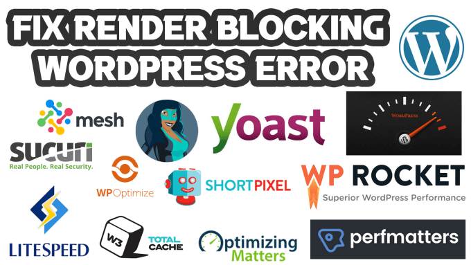 Gig Preview - Fix render blocking error and speed up your website