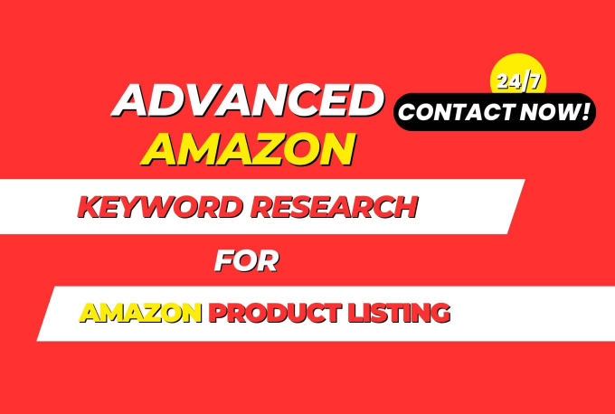 Gig Preview - Do advanced amazon keyword research for amazon product listing