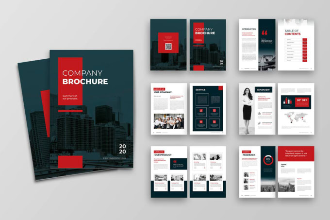 Gig Preview - Do bifold trifold corporate product flyer, brochure design for real estate