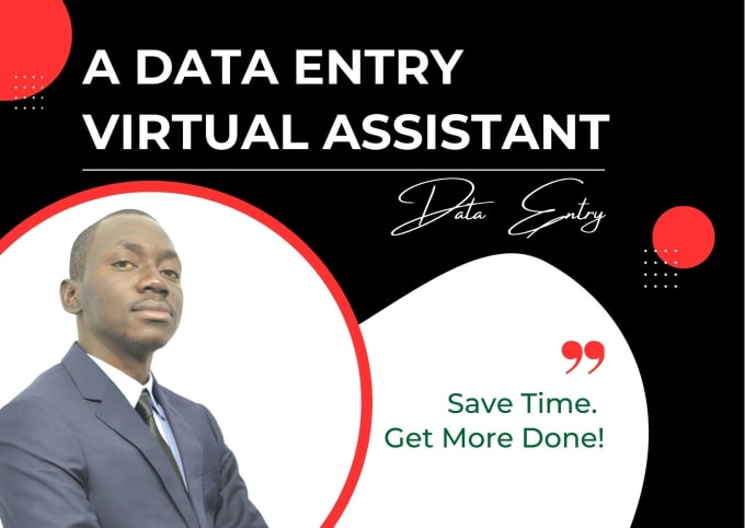 Gig Preview - Be your virtual assistant for data entry and web research