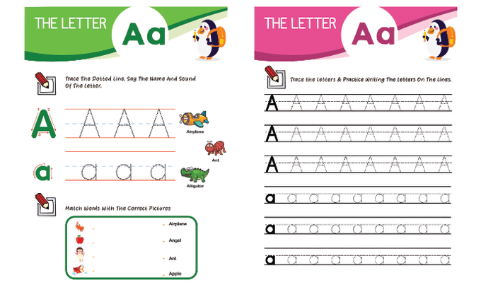 Gig Preview - Do custom letter tracing kids activity book for perfect handwriting