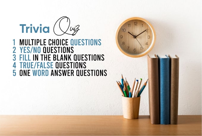 Gig Preview - Write custom trivia questions on any topic