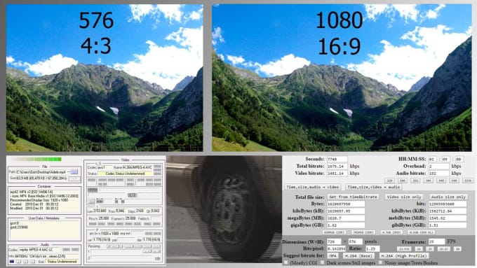 Gig Preview - Video encoding, formats, codecs, resolutions