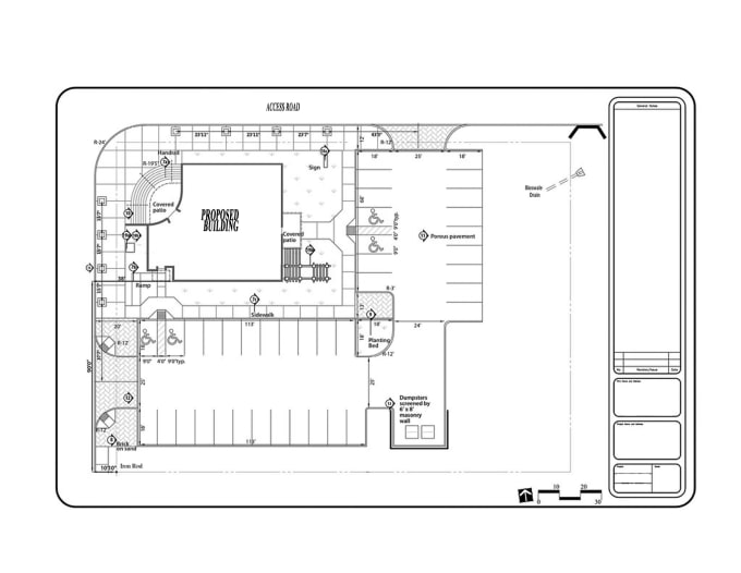 Gig Preview - Design unique site plan and landscape for city permits