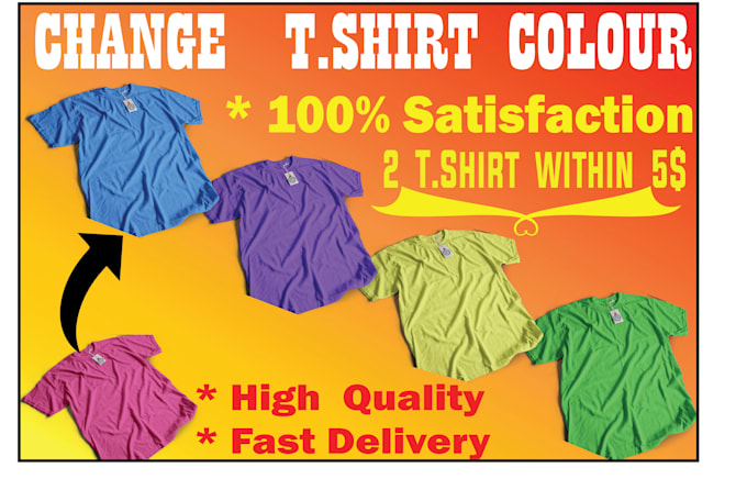 Gig Preview - Change your t shirt color smoothly