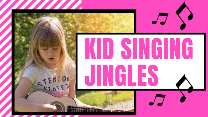 Gig Preview - Sing your jingle american child voice