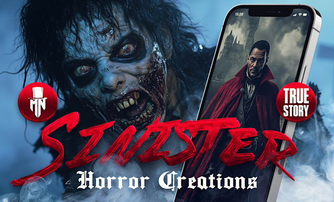 Bestseller - create a chilling horror story videos for youtube channel like mr nightmare