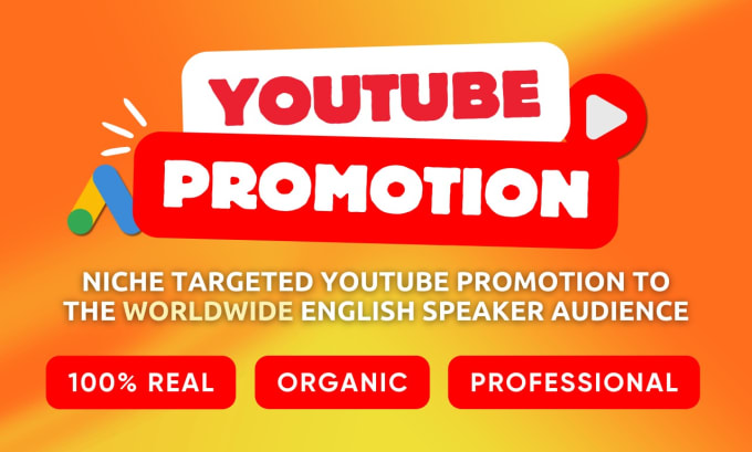 Gig Preview - Organically promote your youtube video