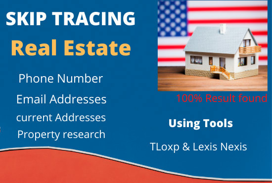 Gig Preview - Do real estate lead generation and skip tracing with tlo