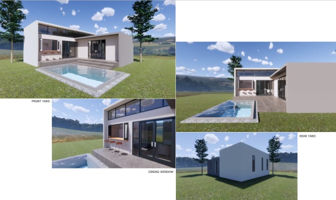 Gig Preview - Make 3d models for your residential and commercial space