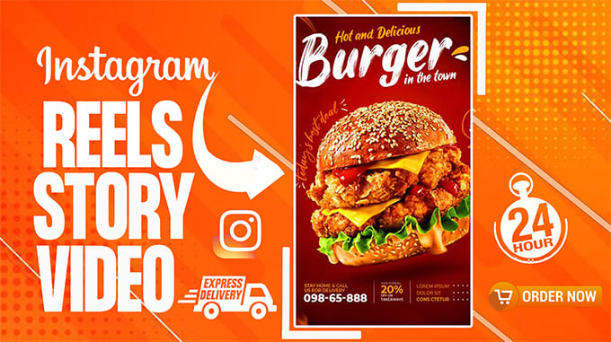 Gig Preview - Create trending instagram reels and story video ads