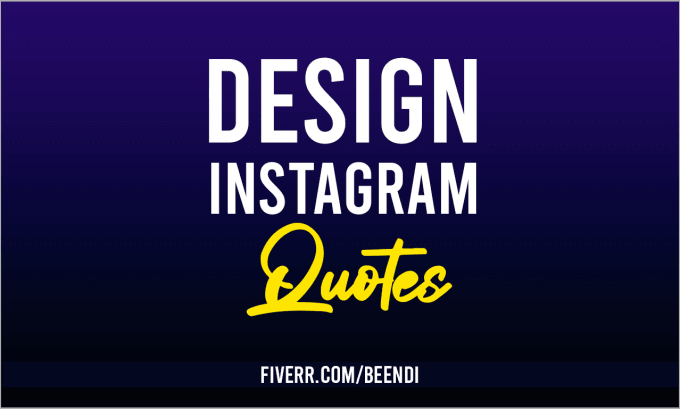 Gig Preview - Design motivational or inspirational quotes for instagram